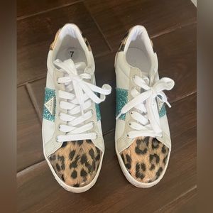 Guess sneakers leopard sparkle‎